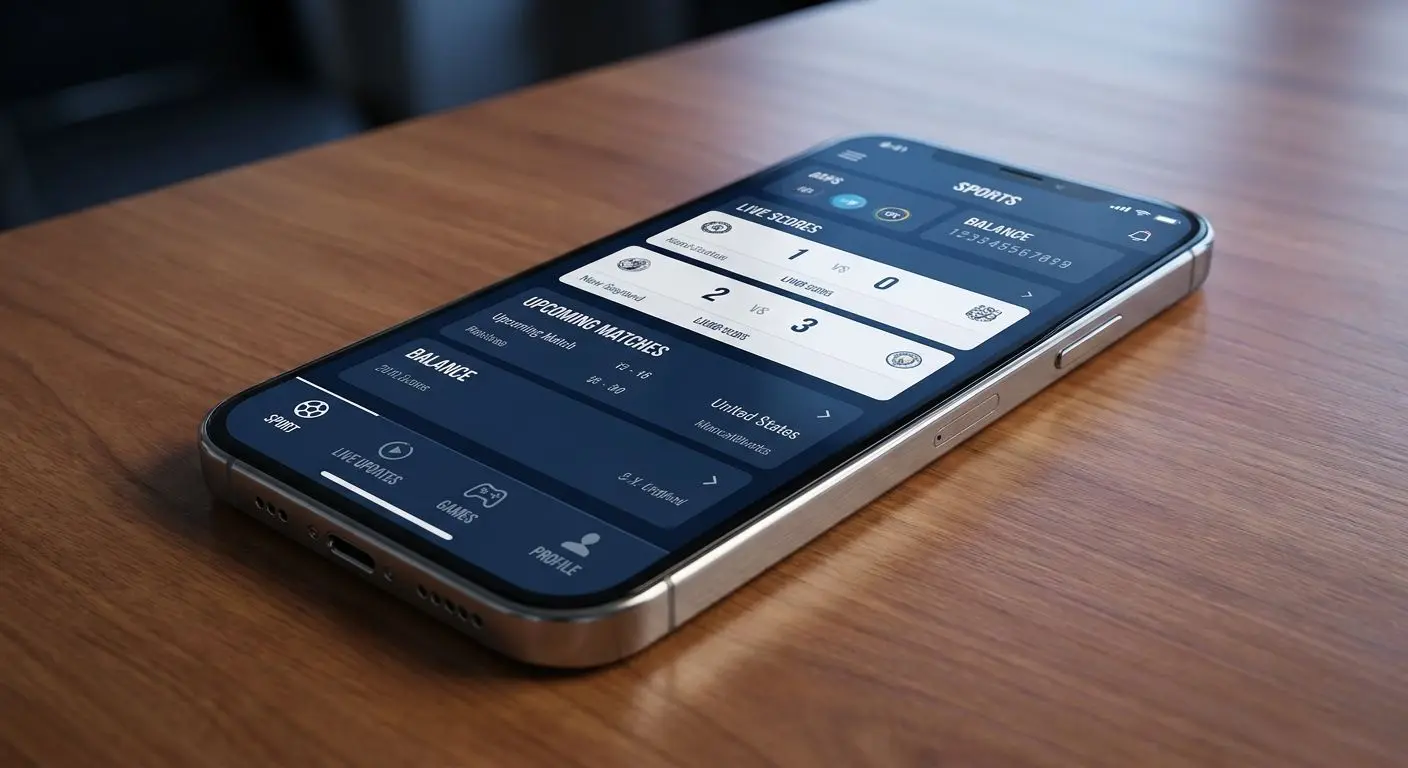 Schermata mobile bwin con funzioni principali dell'app