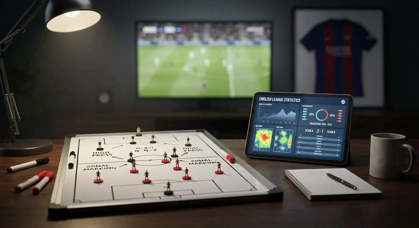 Lavagna tattica e dati di analisi per mercati antepost Premier League