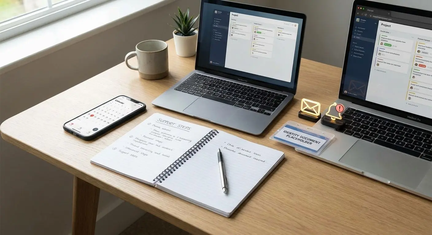 Checklist prima di contattare il supporto da smartphone e PC